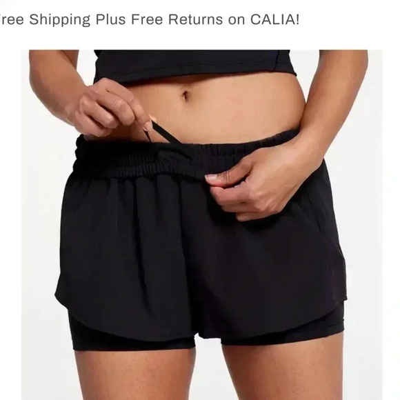 CALIA Women's Infinity Mid Rise 2 In 1 Short - Picture 5 of 9